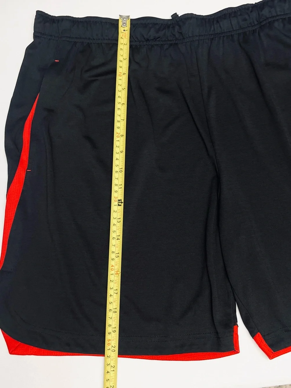 Russell Athletic Men's Dri-Power Basketball Shorts Black Red Size XL